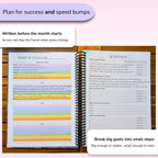 Hardcover ADHD-Friendly Planning System (Undated, 8.5" x 11")