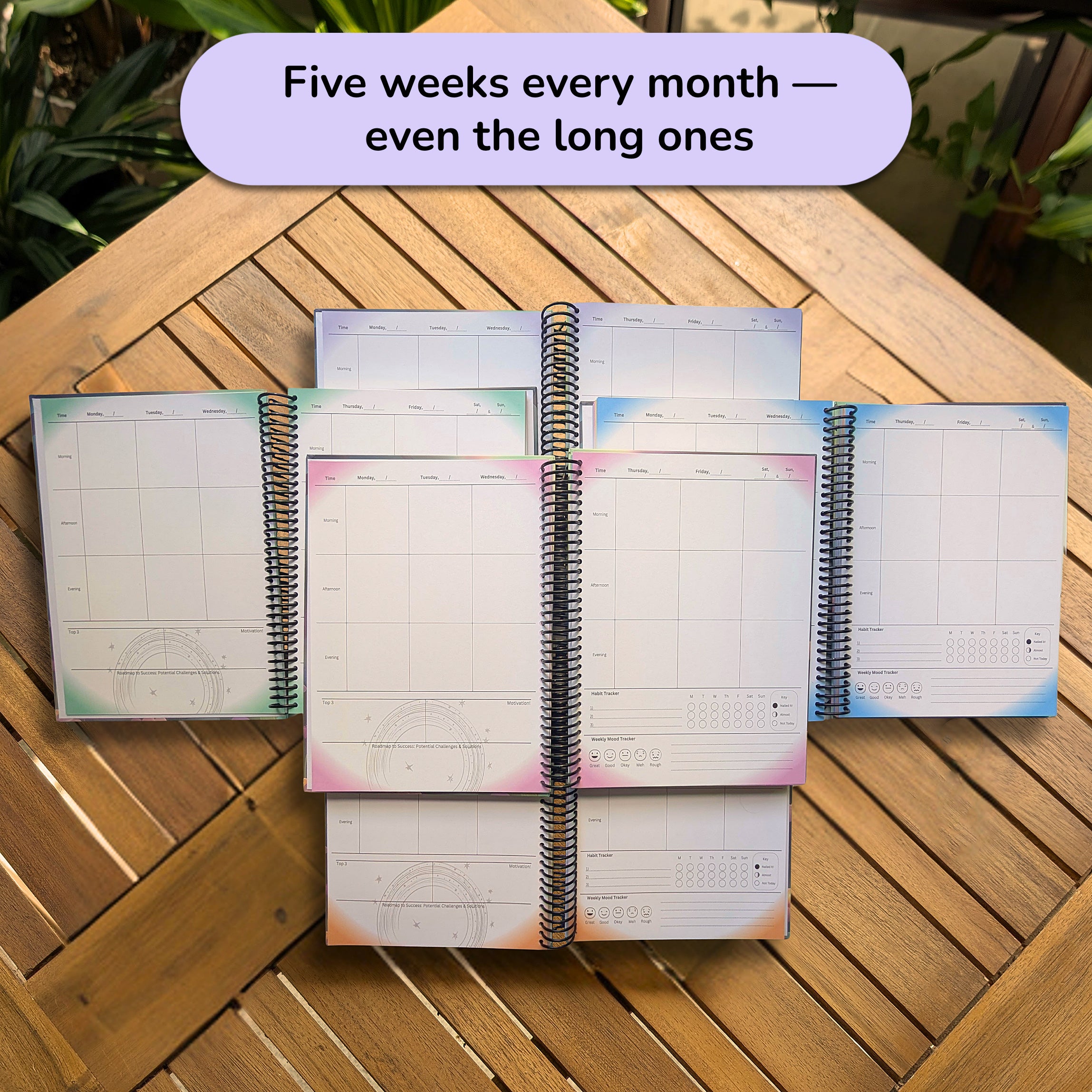 Hardcover ADHD-Friendly Planning System (Undated, 8.5" x 11")