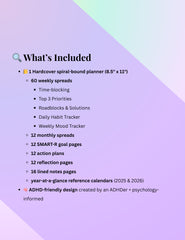 Stylus-Ready Digital Planner for iPad/Tablet (Goodnotes, Xodo, Notability)