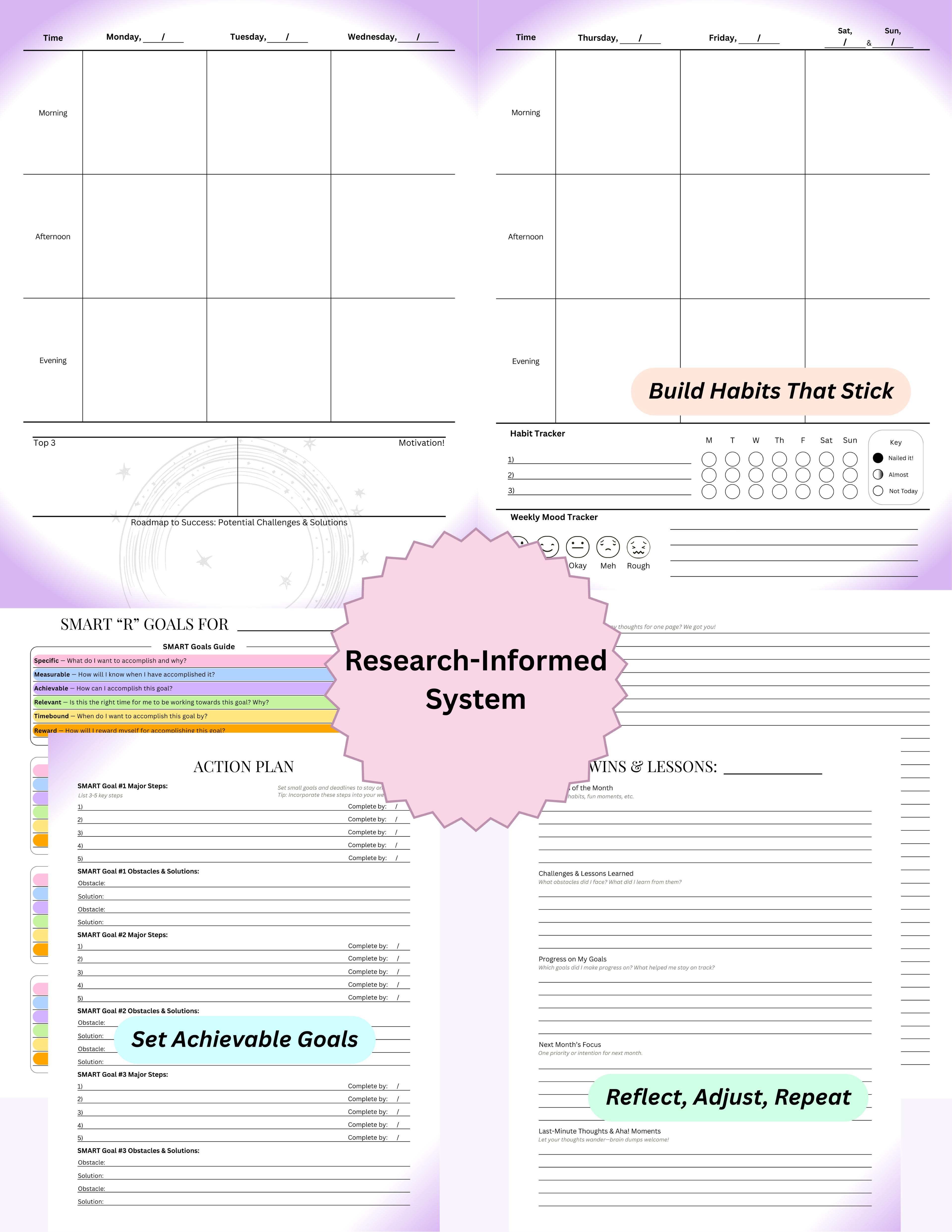 Complete Planner Bundle (Hardcover Planner + 6-in-1 Digital Bundle)