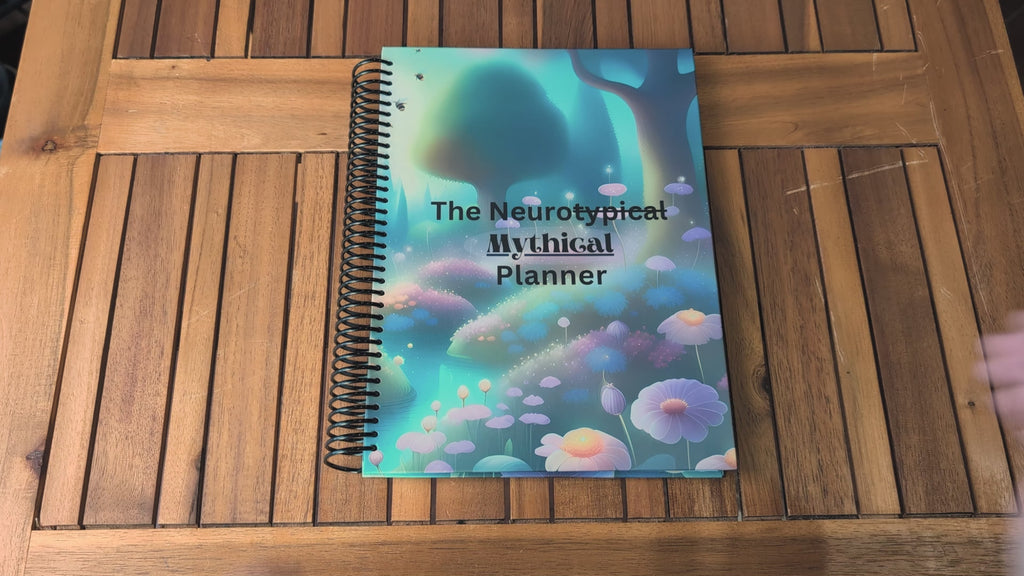 Hardcover 8.5 x 11" Undated ADHD-Friendly Planner